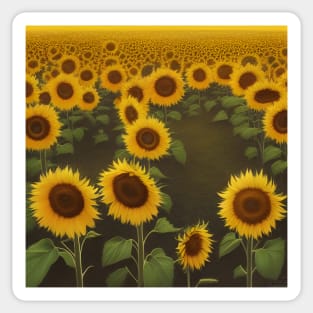 Good Morning Sunflower Sticker